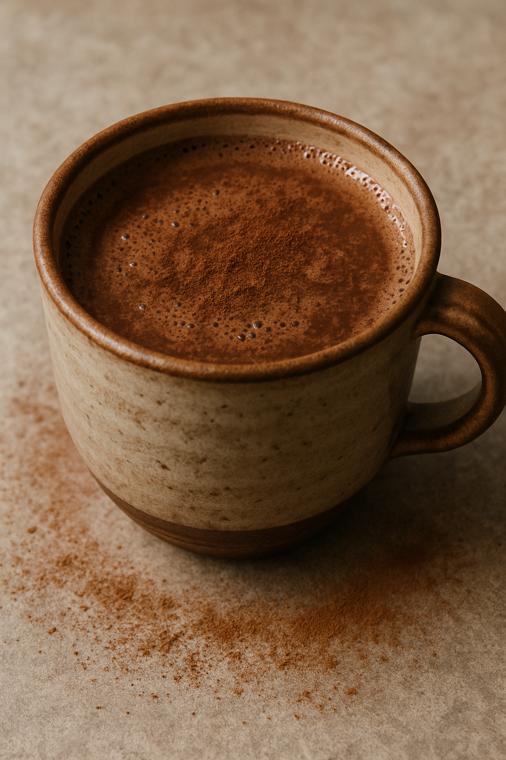 Traditional mayan ceremonial cacao drink