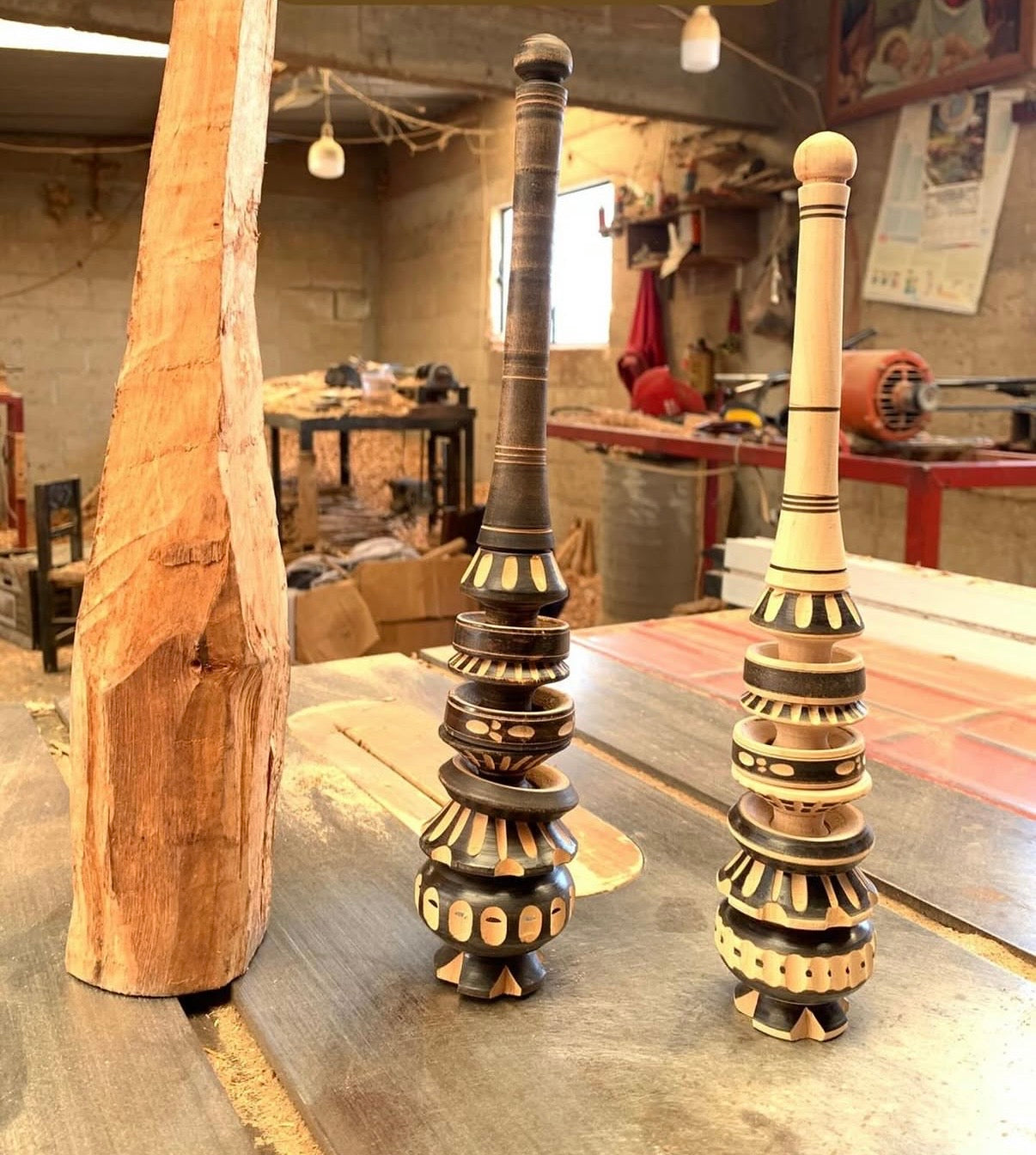 Traditional Hand-carved Molinillo