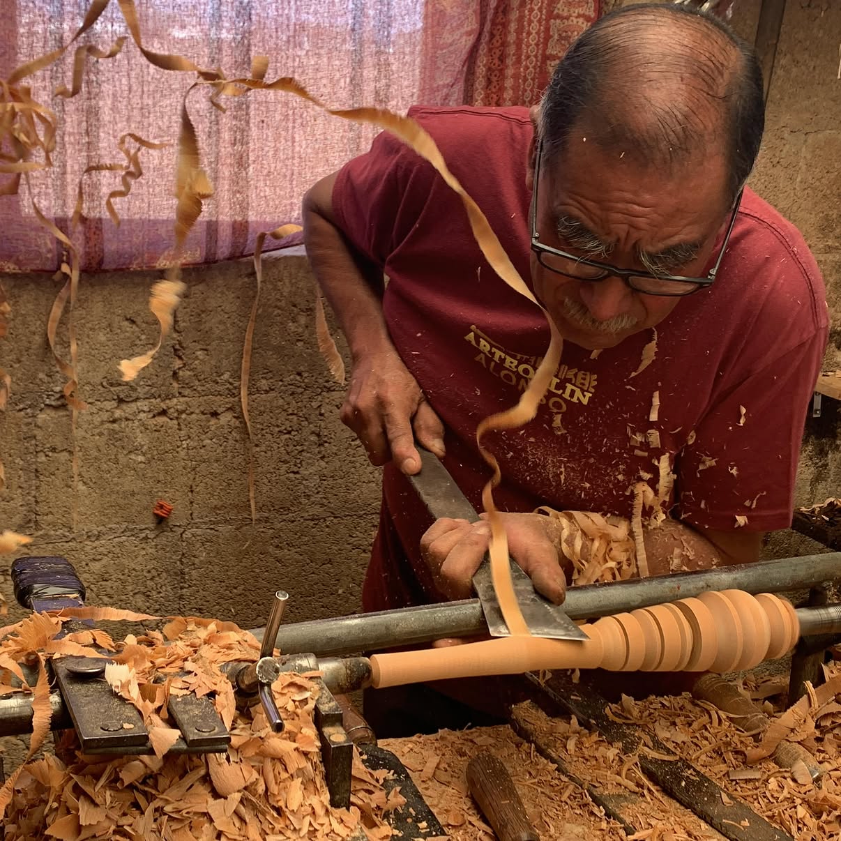 Traditional Hand-carved Molinillo
